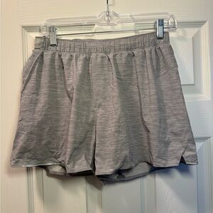 Lululemon Athletica Light Gray Athletic Shorts